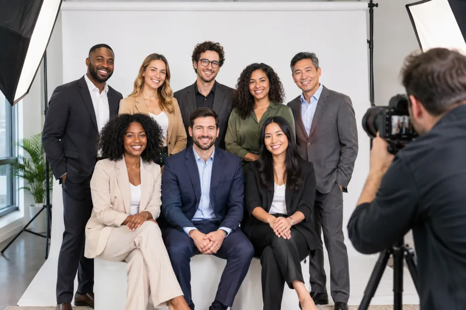 The Complete Guide to Corporate Team Headshots