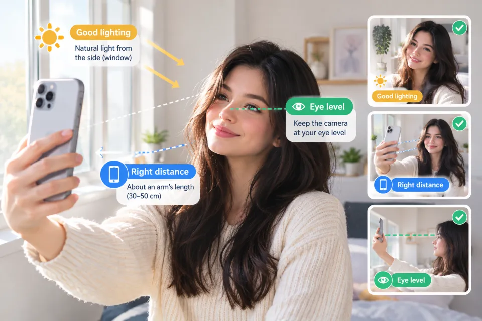 How to Take the Perfect Selfie for AI Headshot Generation