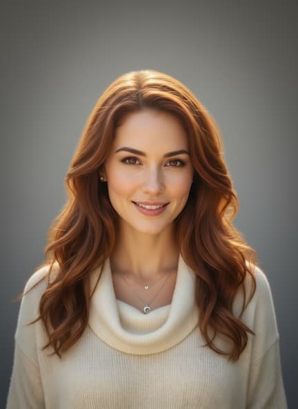 AI Actor headshot style example