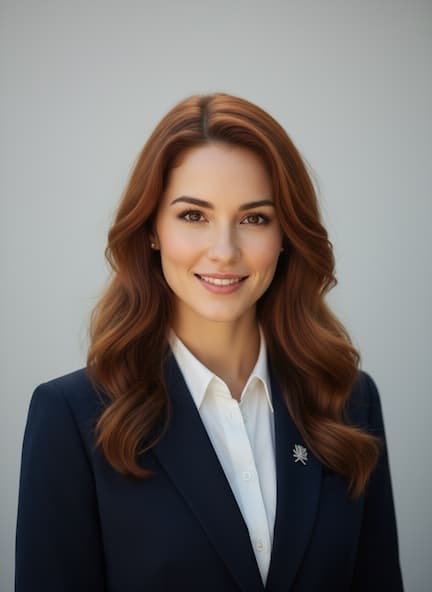 AI Business headshot style example