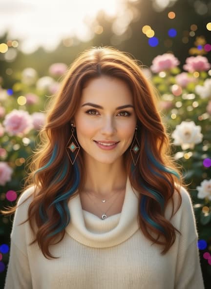 AI Creative headshot style example