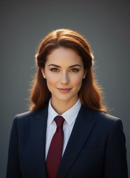 AI Formal headshot style example