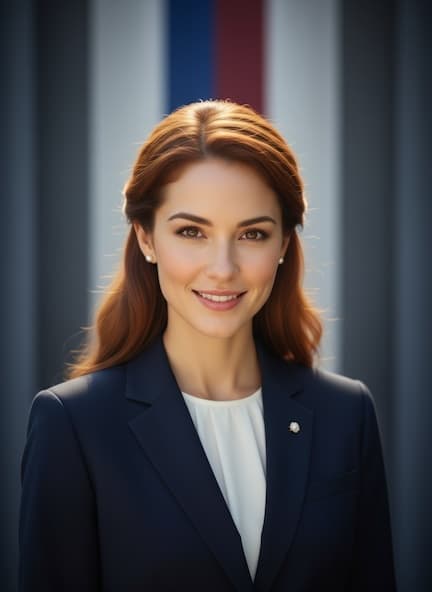 AI Government headshot style example