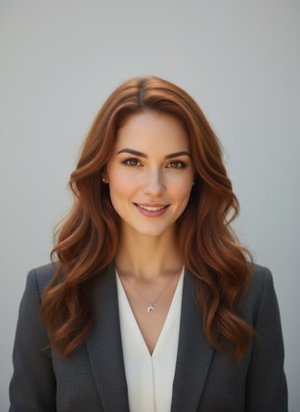 AI LinkedIn headshot style example