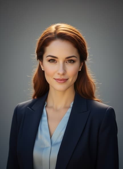 AI Professional headshot style example