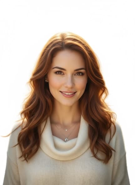 AI Studio High Key headshot style example