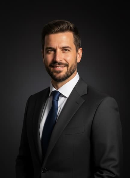 Male Corporate AI headshot example
