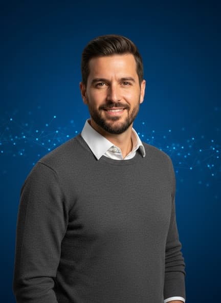Male Engineer AI headshot example