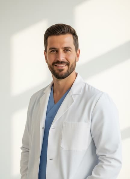 Male Medical AI headshot example