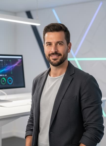 Male Startup AI headshot example
