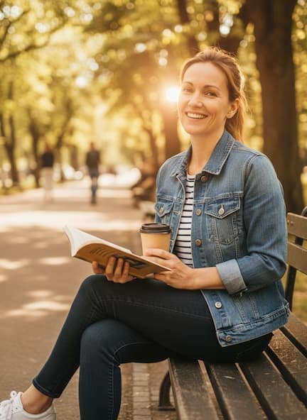 AI Golden Hour portrait style example